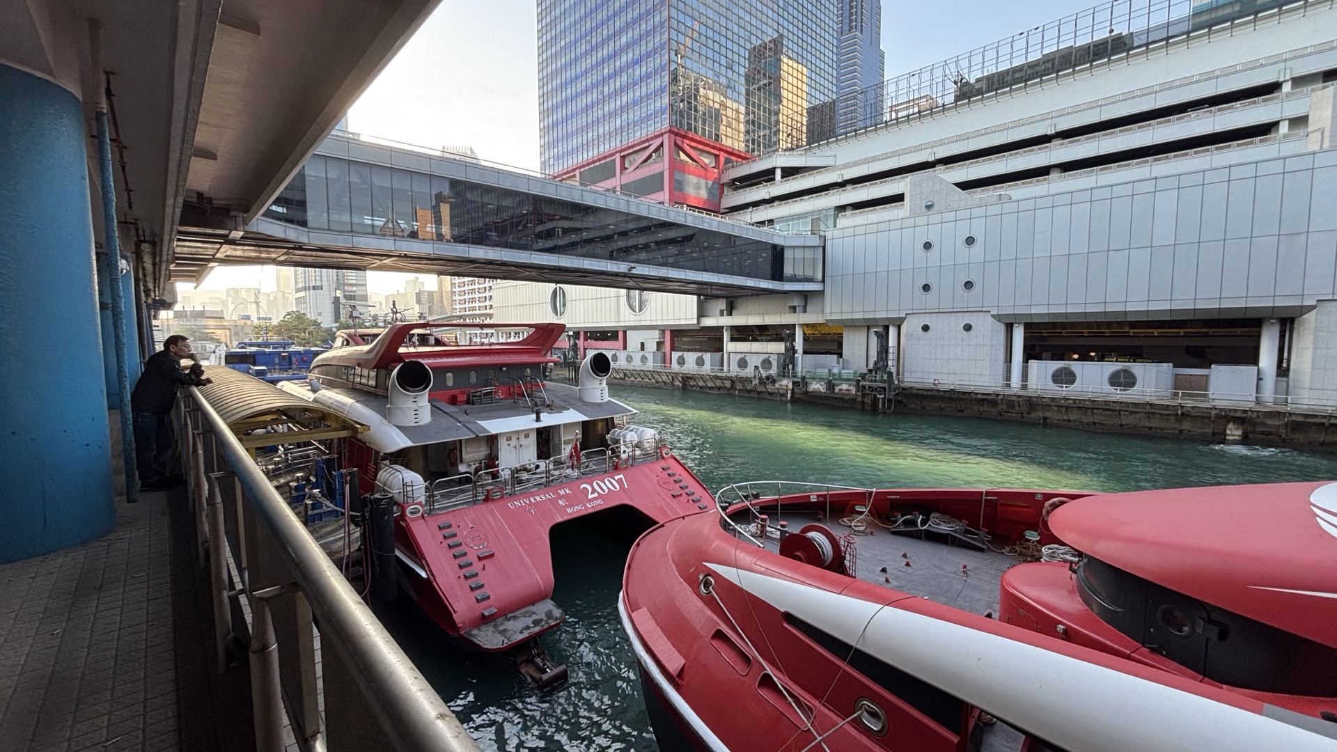 Přístaviště v Hongkongu